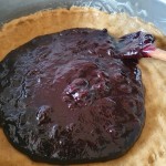 Linzer-Torte mit Schlehenkompott